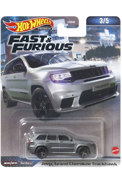 HOT WHEELS بريميوم 2023 ميكس 1 فاست آند فيوريوس جيب جراند شيروكي تراك هوك