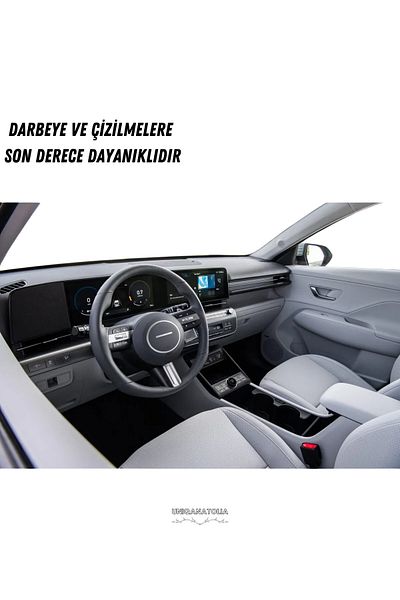 UniqAnatolia Nano Screen Protector for Hyundai Kona 2023-2024 Instrument Panel and Information Display Compatible