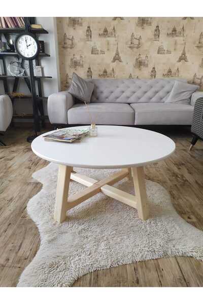 uğurlubaylar tasarım yuvarlak orta sehpa 70cm