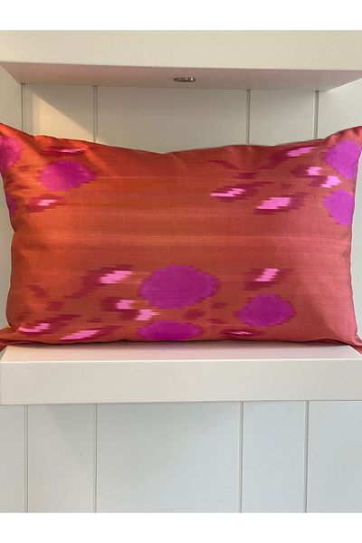Dekordan House Silk Throw Pillow Cover (38×58)