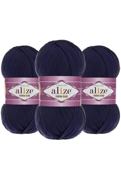Alize 3 Pieces Cotton Gold Knitting Thread 58