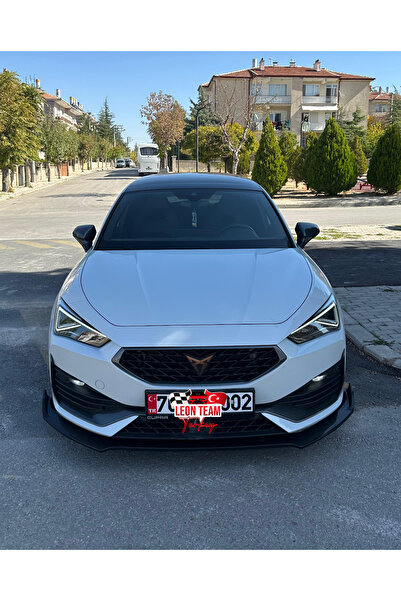 LeonTeamTurkey Yeni Cupra Leon Ön Lip 3 Parça Piano Black
