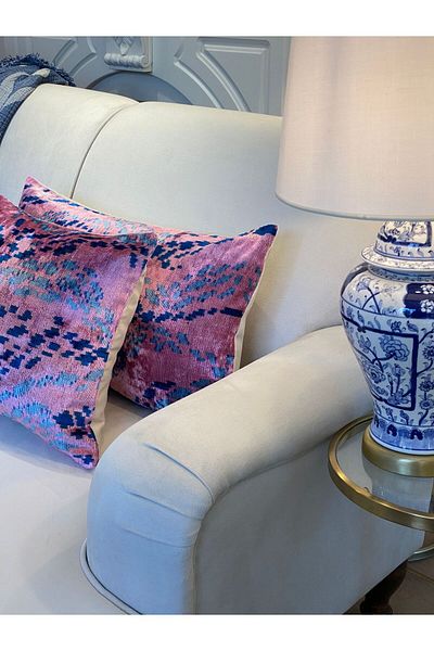Dekordan House Silk Velvet Throw Pillow Cover (38×58)
