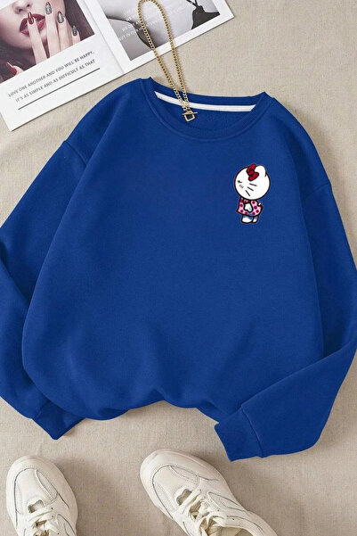 FECCY Hello Kitty Spiderman majica sa kombinovanim dizajnom i printom za ljub...