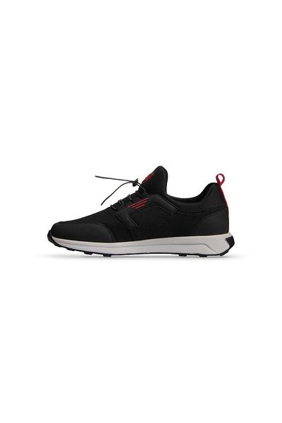 M.P. Mp Smartflex Fusion Men's Smart Adjustable Lace-up Black-white Casual Shoes