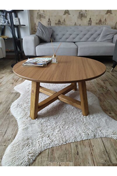 uğurlubaylar tasarım yuvarlak orta sehpa 90cm