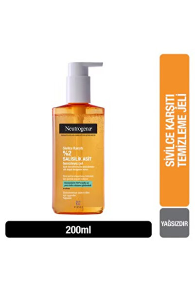 Neutrogena SİVİLCE KARŞITI %2 SALİSİLİK ASİT TEMİZLEYİCİ JEL