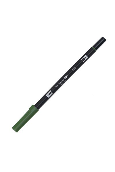 Tombow Brush Abt 249 Graphic Pen Hunter Green