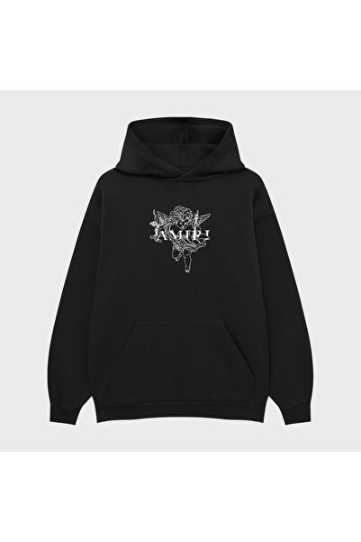 PURE EFFECT AMIRI MELEK ПРИНТОВАНИЙ ОВЕРСАЙЗ УНІСЕКС 100% БАВОВНА ДИХАЮЧИЙ СВ...