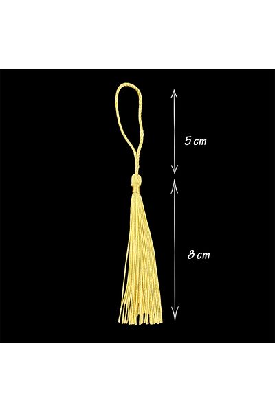 hobimon No. 7 Gold Flush Tassel - 13 Cm