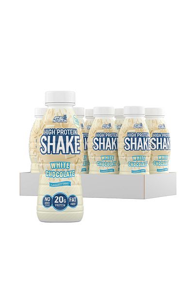 applied nutrition High Protein Shake, White Chocolate, 330 ML Box Of 12 PCs