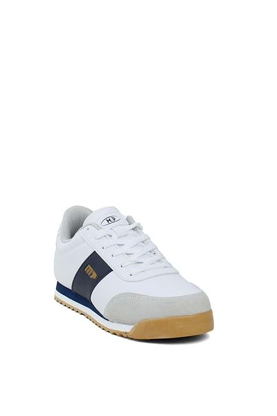 M.P. Men's Running Shoes Mp 242-2044 - White and Navy