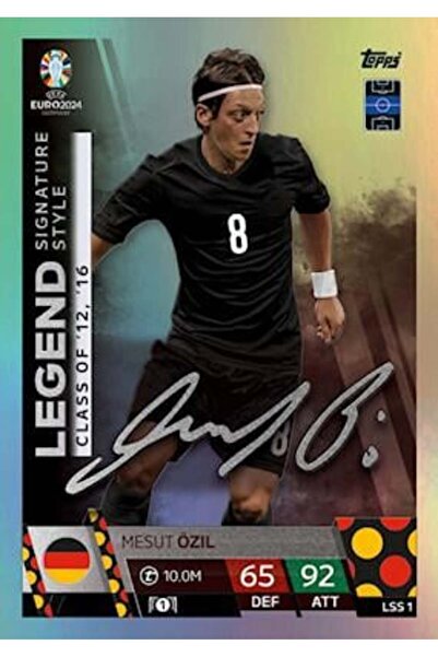 Topps Match Attax Euro 2024 Futbol Kartları Legend Signature Style Mesut Özil...