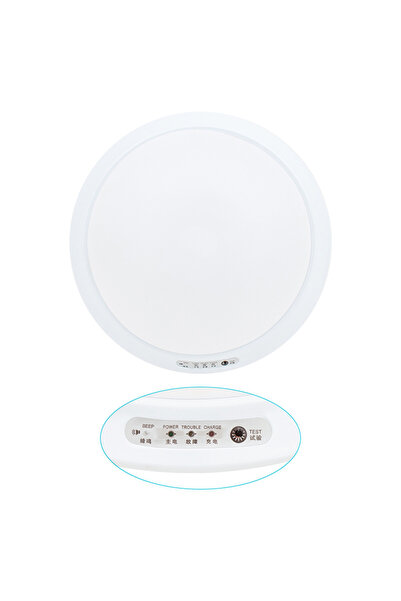 Genel Markalar 95mm Beyaz 24 LED Şarjlı Tavan Lambası, Enerji Tasarruflu ve Şık Aydınlatma