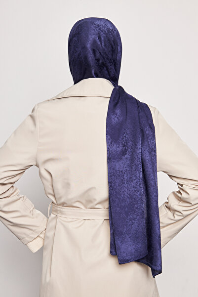 Scarf Gi Shine Jakar Şal - Lacivert -