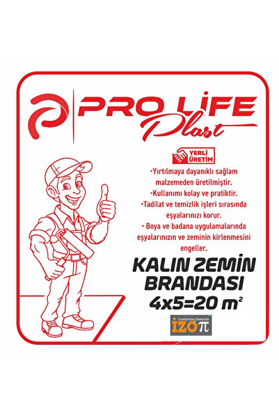 PROLİFE KALIN ZEMİN BRANDA 20 M2 (5X4)