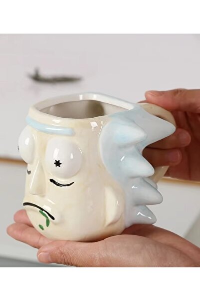 hediyeconcepti كوب سيراميك ثلاثي الأبعاد سعة 500 مل لكبار السن والأطفال