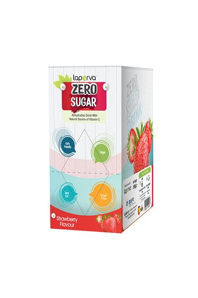 Laperva Zero Sugar Drink, Strawberry, 15 Sachets