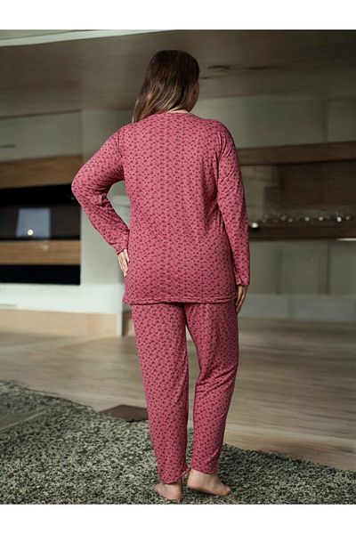 Sude Women's Bamboo, Battal Pajama Set