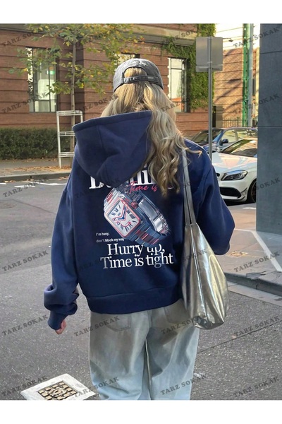 Drippy Y2K Trend Unisex Retro Kapşonlu Світшот - Bay Season, код 1828