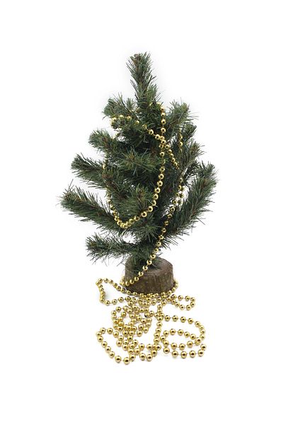 Lora Wedding 2.7 Meters Long Gold Colored 6mm Christmas Tree Bead Garland