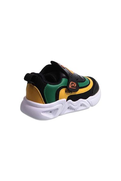 M.P. Mp 241-3229 Baby Sports Shoes Black-green