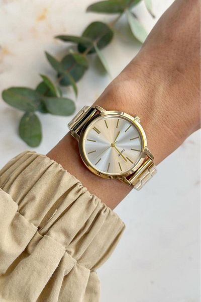 OQQO Tirol Gold Dial Women's Wristwatch