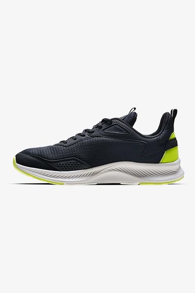 Lescon Black Street-runner Running Shoes