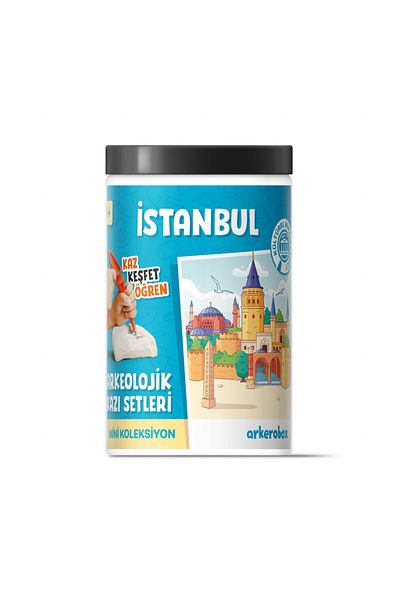 Arkerobox - Set Arheologic Educational Si Puzzle 3d, Istanbul, Turnul Galata