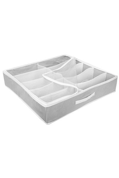 Ethab Ticaret Shoe Storage Bag 10 Compartments Shoes under Shoe Bag - Gray (4457)