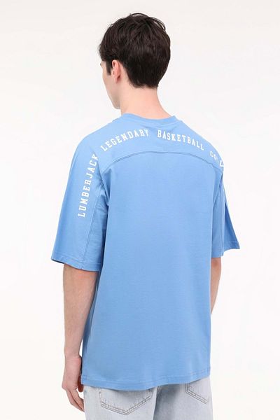 lumberjack ml Chase 11bb1013 4fx Ανδρικό κοντομάνικο μπλουζάκι Indigo
