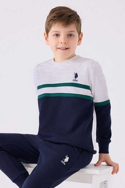 U.S. Polo Assn. Η.Π.Α. Polo Boy άνετο και μοντέρνο σετ φούτερ