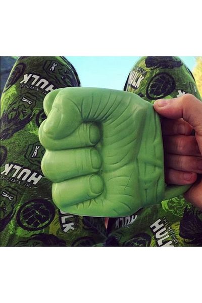 hediyeconcepti 500ml Marvel Hulk Cute Action Character Drinkware Mug & Soft Drink Cup
