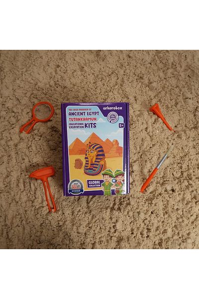 Arkerobox - Educational Archaeological Set and 3D Puzzle, Ancient Egypt, Tutankhamun