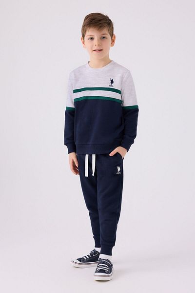 U.S. Polo Assn. Η.Π.Α. Polo Boy άνετο και μοντέρνο σετ φούτερ