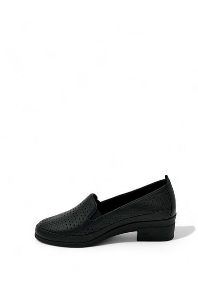 Voyager 8979 Model Pantofi Dama Piele Neagra - Nata