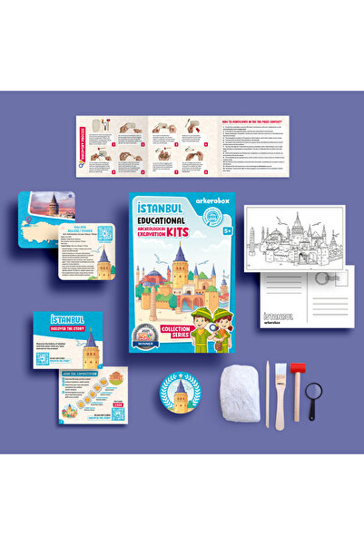Arkerobox Educational Archaeological Set and 3D Puzzle, Istanbul, Galata Tower
