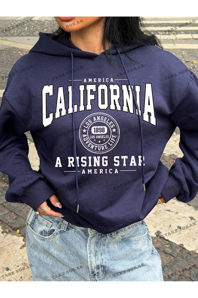 Drippy Y2K Trend Unisex Retro Kapşonlu Sweatshirt - Kod 1820