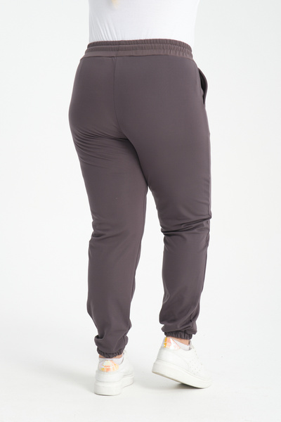 BANEGA Curve Kışlık Jogger Cepli Dalgıç Kumaş Şardonlu Polar Eşofman Altı