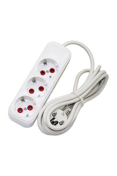 VİKO 3 Lü Grup Priz 5 Metre Uzatma Kablosu Elektrik Priz Çoklu Priz Seyyar Ka...