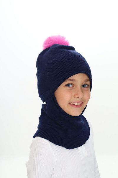 Sevimli Снежна маска с яка и яка за 4-10 години