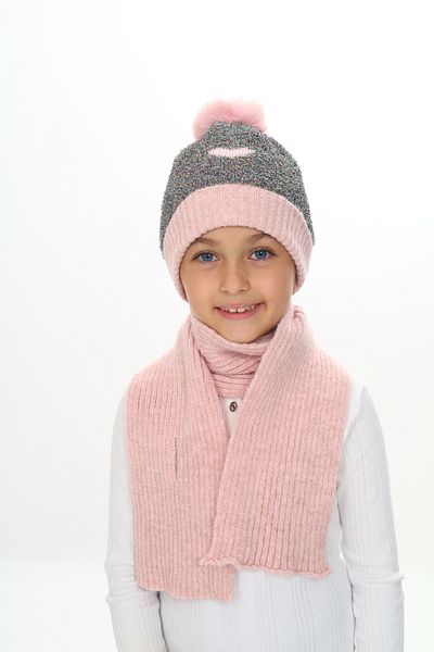 Sevimli Girl's Beret Scarf Set 4-10 Years