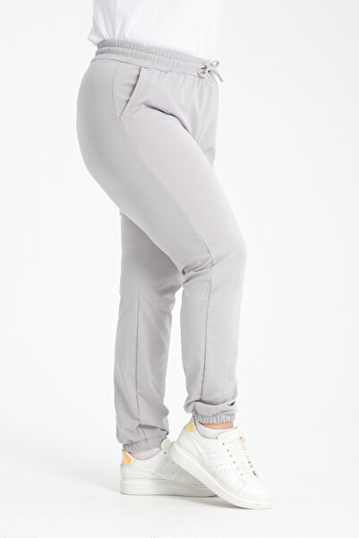 BANEGA Curve Kışlık Jogger Cepli Dalgıç Kumaş Şardonlu Polar Eşofman Altı