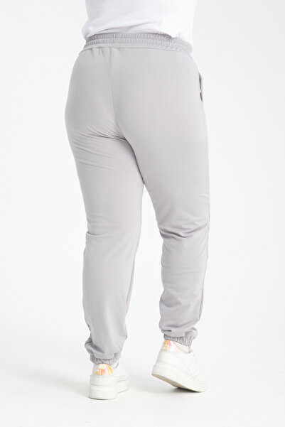 BANEGA Curve Kışlık Jogger Cepli Dalgıç Kumaş Şardonlu Polar Eşofman Altı