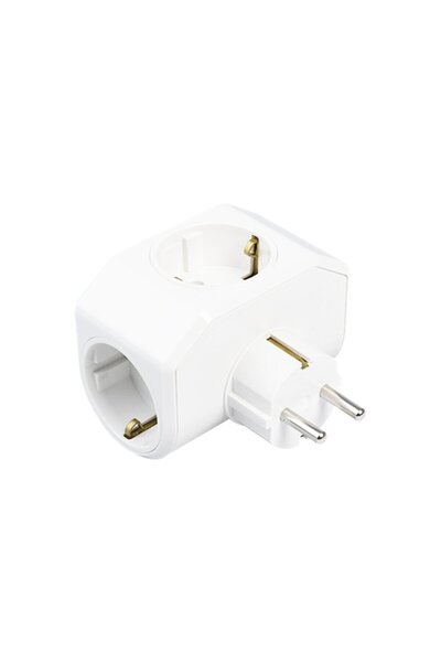 Go İthalat White Clover Plus 3-Port Soil Socket Plug 03-Zm (5258)