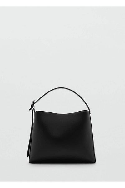 MANGO Woman Buckle detailed shopper bag