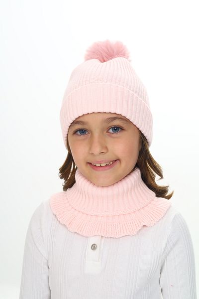 Sevimli Girl's Beret Neck Collar Set 4-10 Years