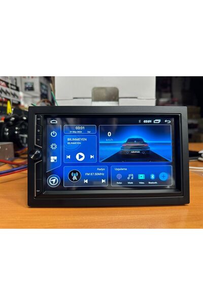 newfron NF-L7U2 7" SİNGLE DİN TEYP 4 GB RAM 32 GB HAFIZA APPLE CAR PLAY ANDROİD AUTO KAMERA HEDİYE