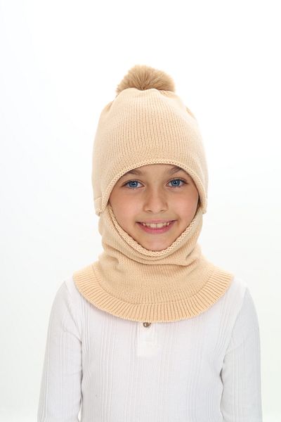 Sevimli Снежна маска с яка и яка за 4-10 години