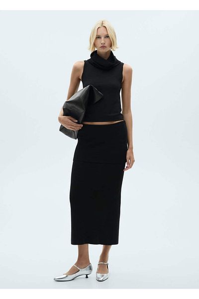 MANGO Woman Turtleneck Blouse